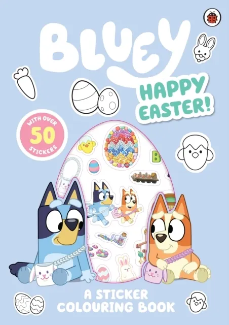 : Happy Easter! A Sticker Colouring Book