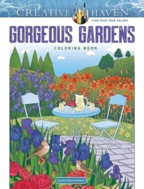 Gorgeous Gardens Coloring Book