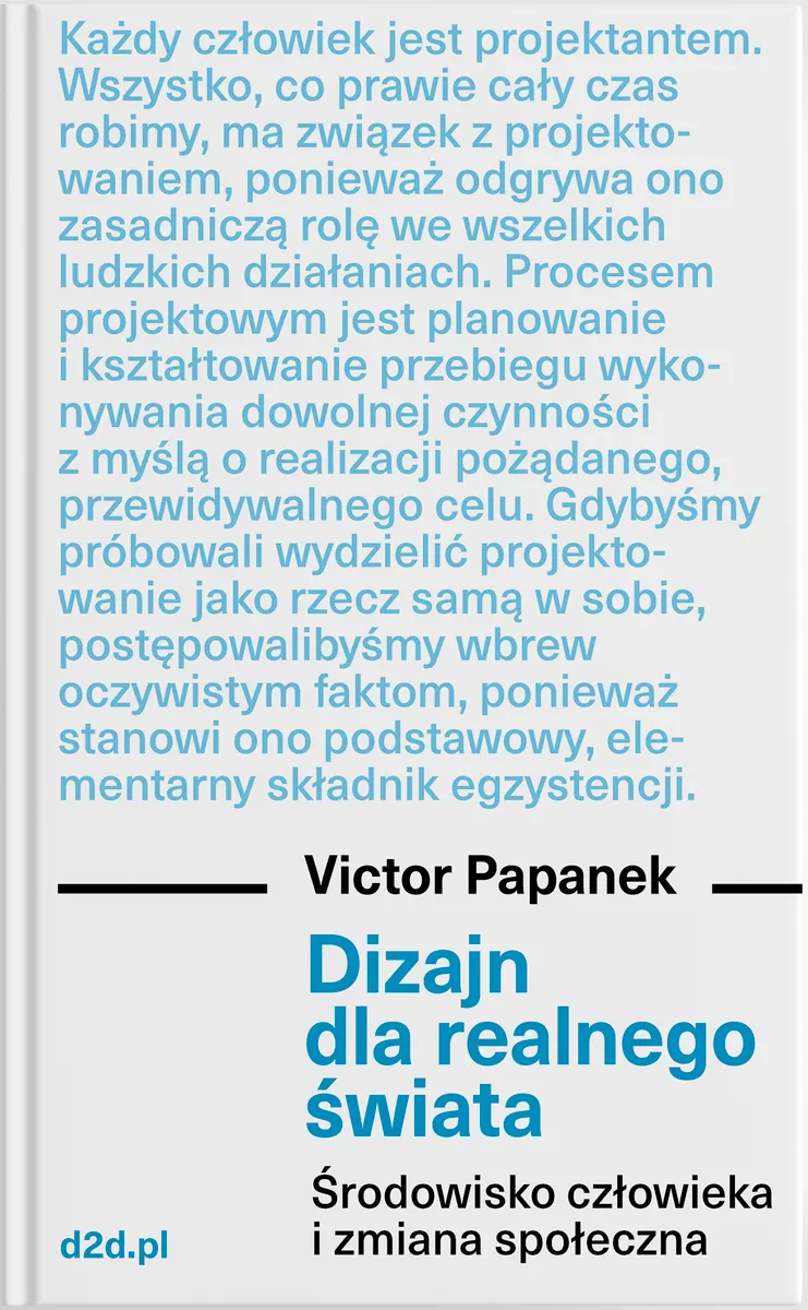 Dizajn dla realnego świata. Środowisko człowieka i zmiana społeczna