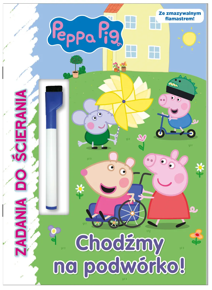 Peppa Pig. Zadania do ścierania. Chodźmy na podwórko! Peppa Pig. Zadania do ścierania. Chodźmy na po