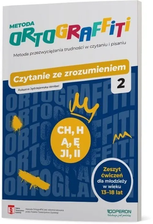 Ortograffiti. Czytanie ze zrozumieniem (ch-h, ą-ę, ji-ii)