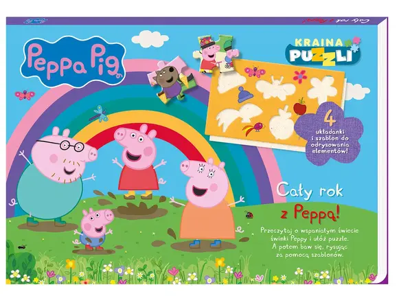 Peppa Pig. Kraina puzzli. Cały rok z Peppą