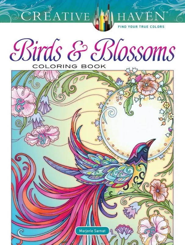 Birds and Blossoms Coloring Book