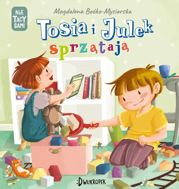 Tosia i Julek sprzątają