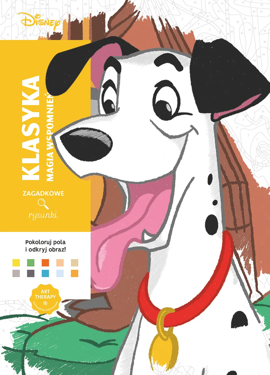 Art therapy. Kolorowanka antystresowa. Disney. Klasyka. Magia wspomnień. Zagadkowe rysunki