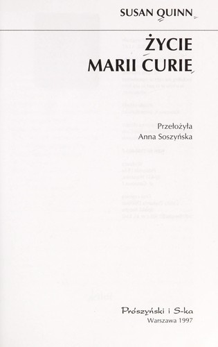 Życie Marii Curie