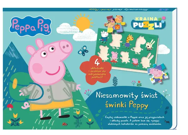 Peppa Pig. Kraina puzzli. Niesamowity świat świnki Peppy
