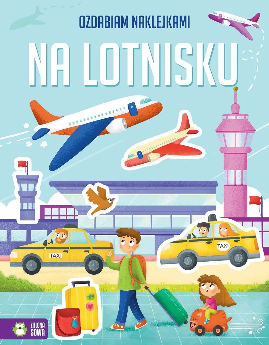 Ozdabiam naklejkami. Na lotnisku