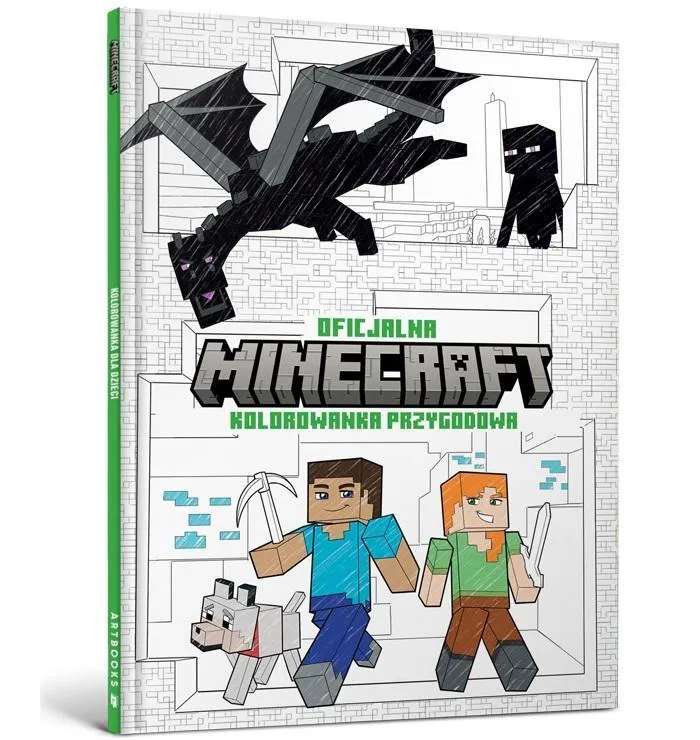 MINECRAFT. Oficjalna kolorowanka przygodowa