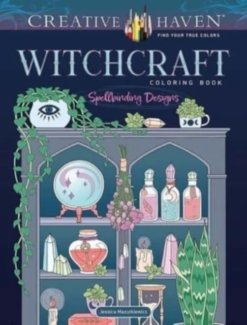 Witchcraft Coloring Book: Spellbinding Designs