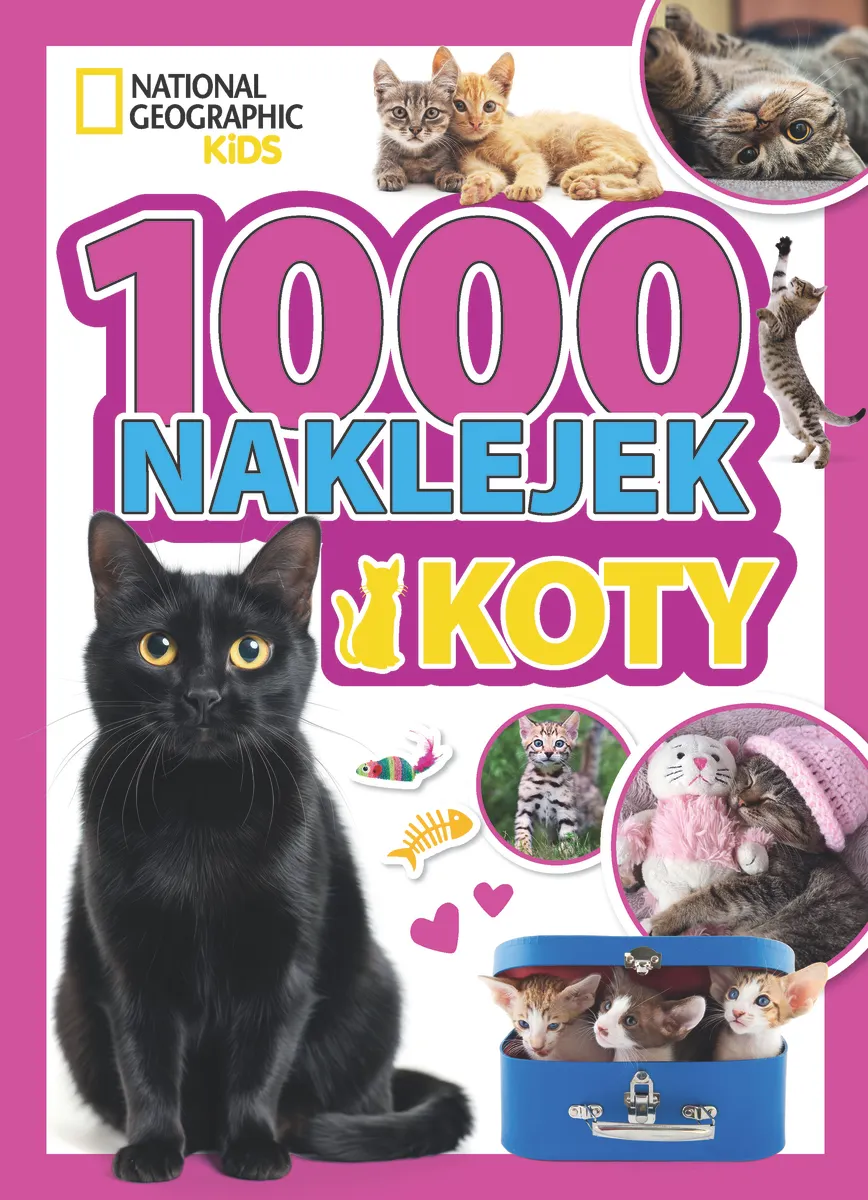 1000 naklejek. Koty. National Geographic Kids