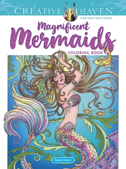 Magnificent Mermaids Coloring Book