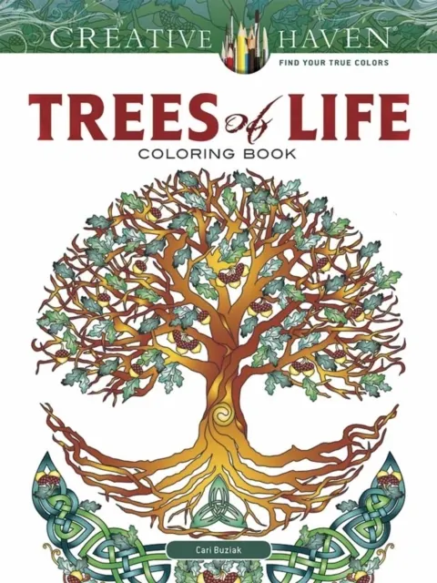 Trees of Life Coloring Book