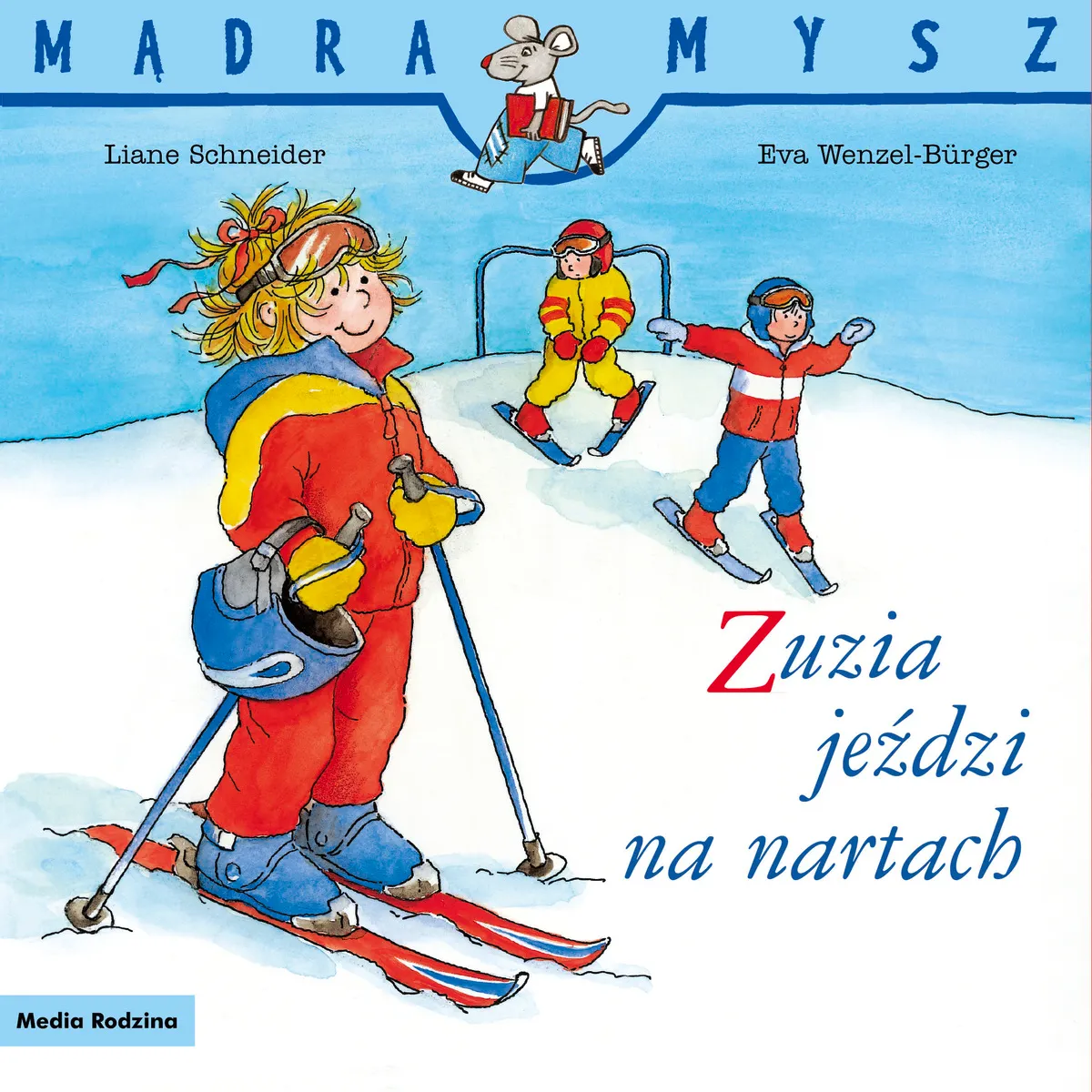 Mądra Mysz. Zuzia jeździ na nartach