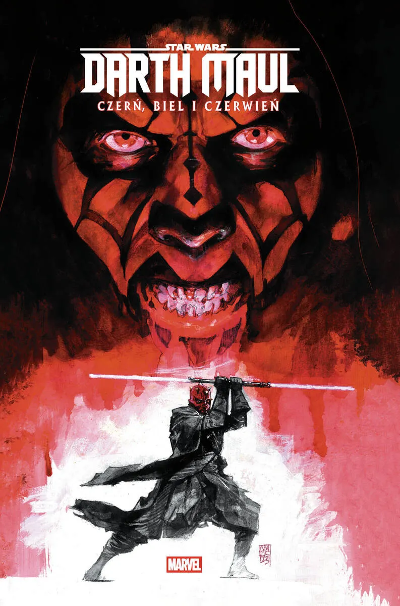 Star Wars. Darth Maul. Czerń, biel i czerwień