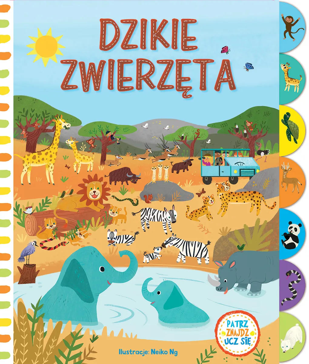 Dzikie zwierzęta. Patrz, znajdź, ucz się
