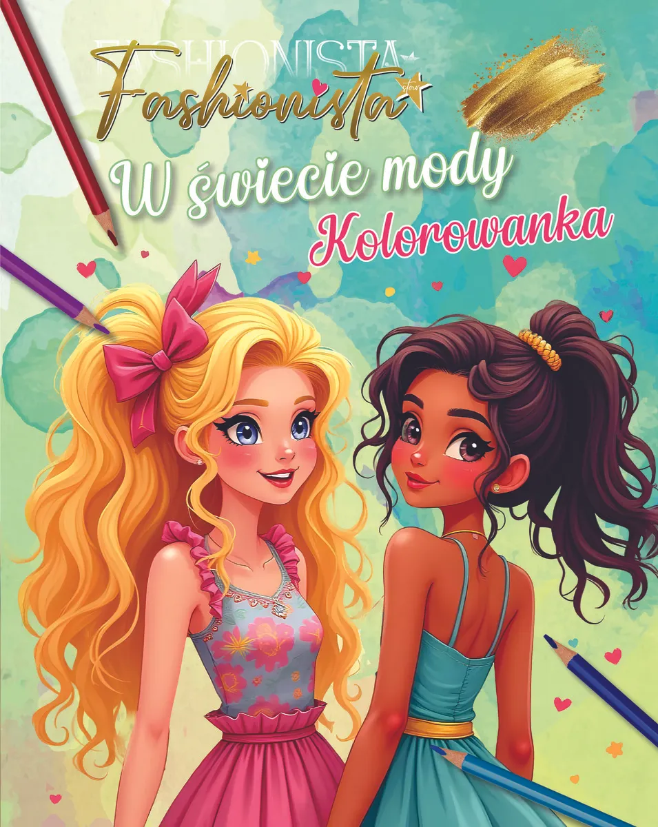 Fashionista. W świecie mody. Kolorowanka