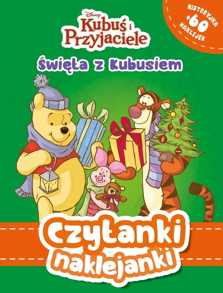 Czytanki naklejanki. Święta z Kubusiem. Disney Kubuś i Przyjaciele