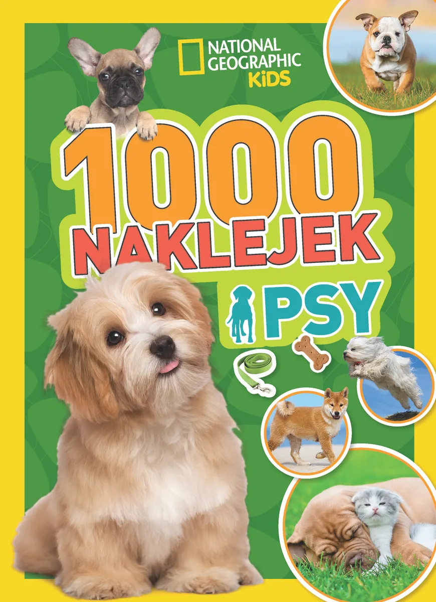 1000 naklejek. Psy. National Geographic Kids