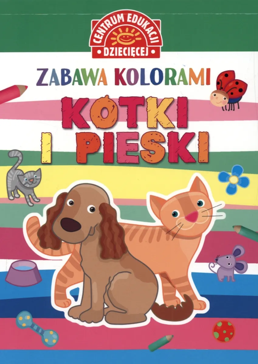 Zabawa kolorami. Kotki i pieski
