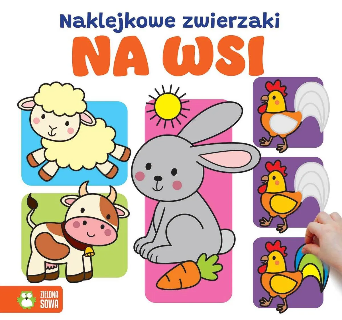 Naklejkowe zwierzaki. Na wsi