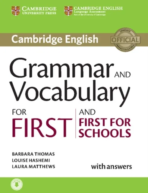 Grammar and Vocabulary for First and First for Schools Book w/ans and Audio