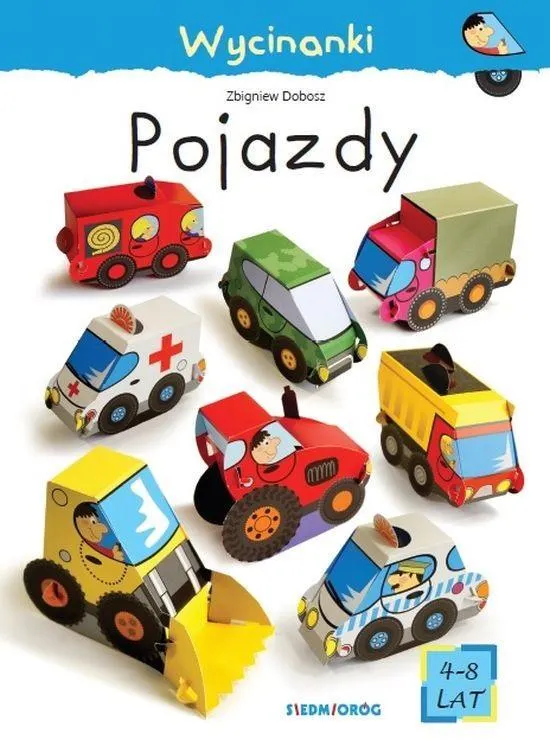 Pojazdy. Wycinanki