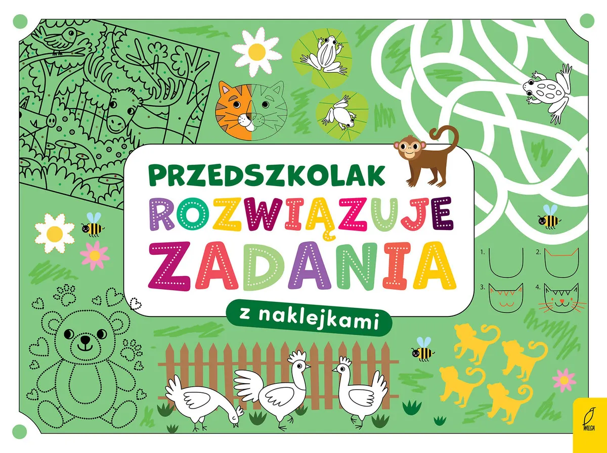 Przedszkolak rozwiązuje zadania. Zeszyt zielony