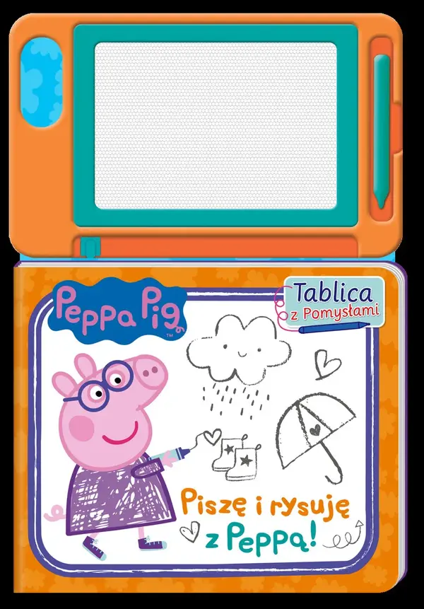 Peppa Pig. Tablica z pomysłami. Piszę i rysuję z Peppą!