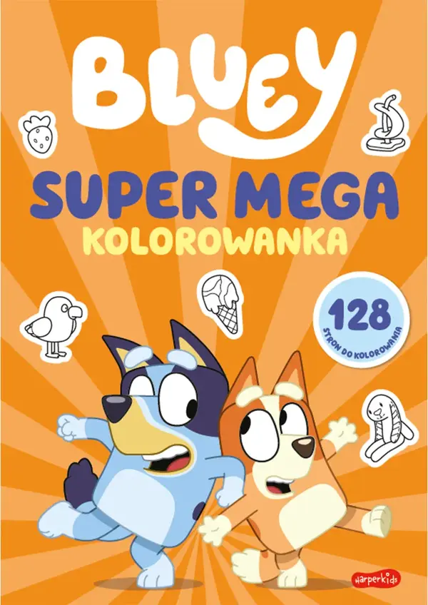 Bluey. SUPER MEGA kolorowanka