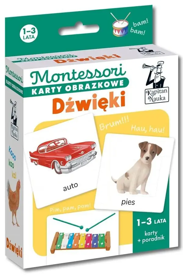 Montessori. Karty obrazkowe. Dźwięki