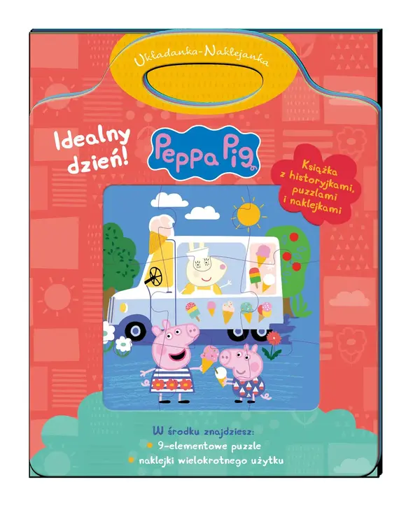 Peppa Pig. Układanka-Naklejanka. Idealny dzień