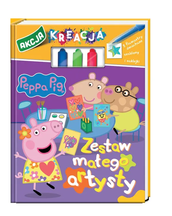 Peppa Pig. Akcja Kreacja. Zestaw małego artysty