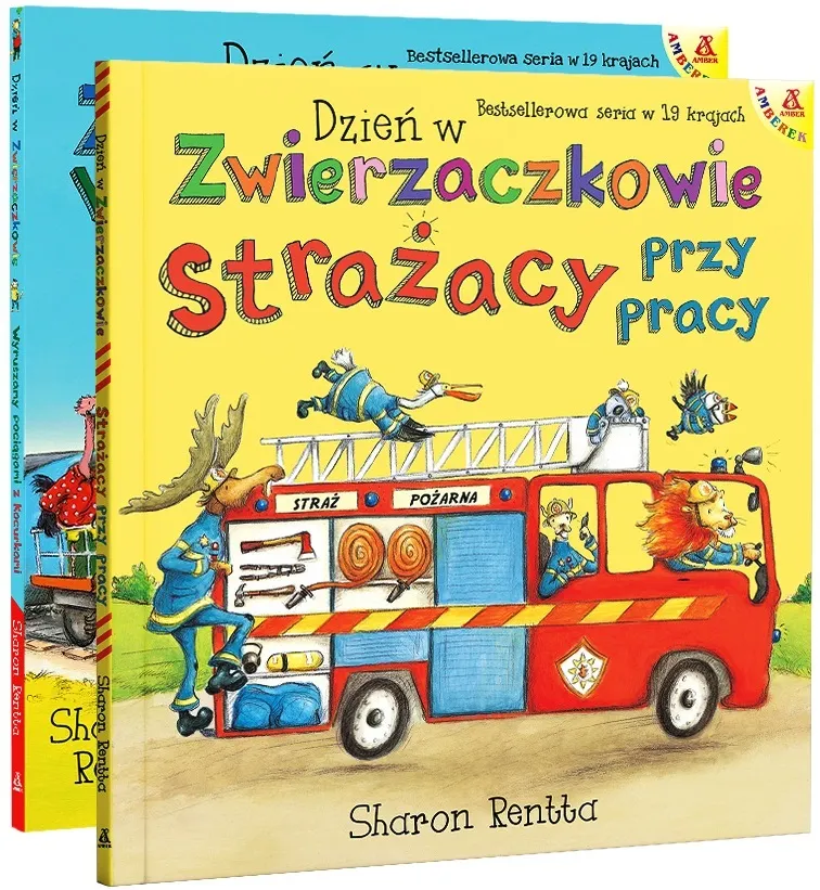 Pakiet - Dzień w Zwierzaczkowie: Strażacy przy pracy /, Wyruszamy pociągami z Kocurkami