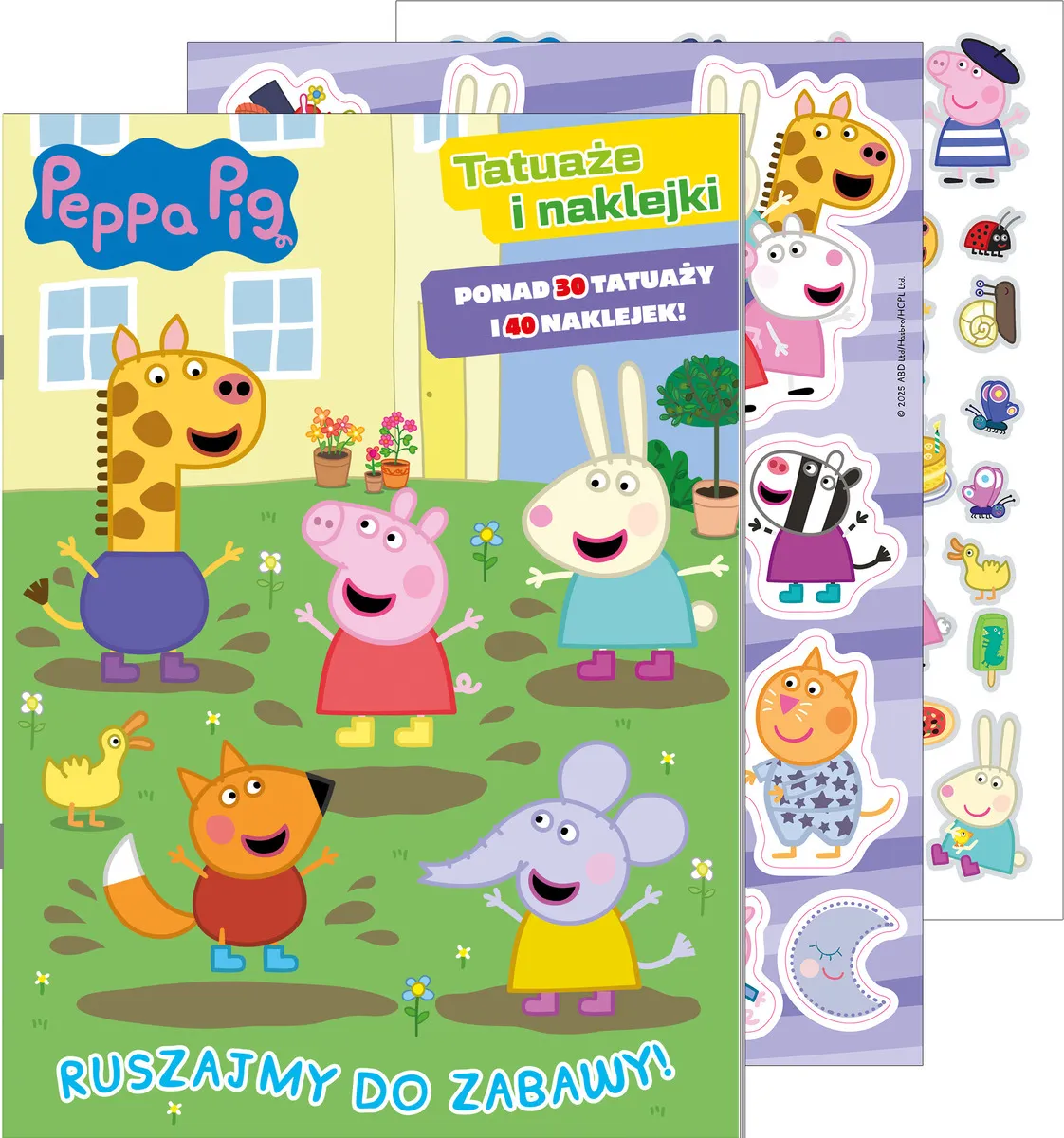 Peppa Pig. Peppa Pig. Tatuaże i naklejki. Ruszajmy do zabawy!