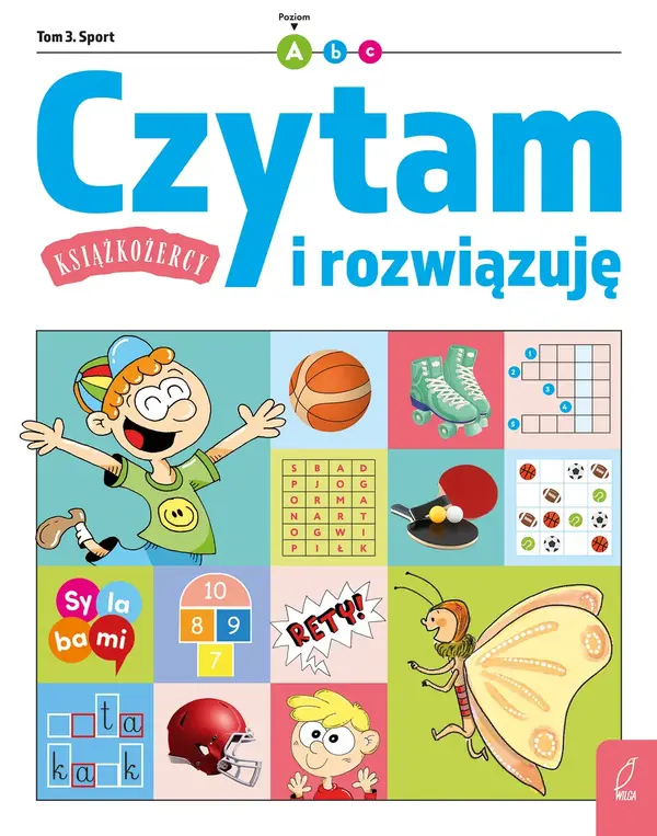 Książkożercy. Czytam i rozwiązuję. Poziom 1. Tom 3. Sport
