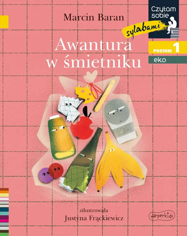 Awantura w śmietniku. Czytam sobie sylabami. Eko. Poziom 1