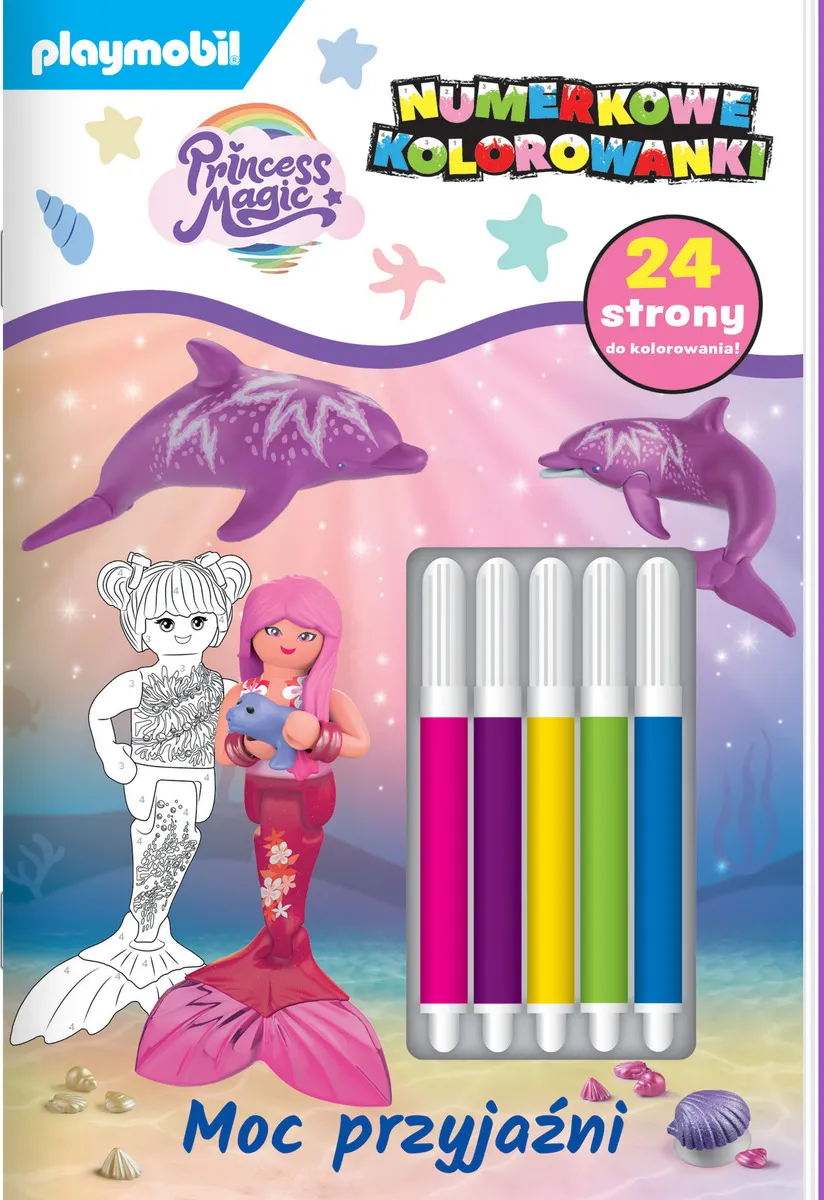 Playmobil Princess Magic. Numerkowe kolorowanki. Moc przyjaźni