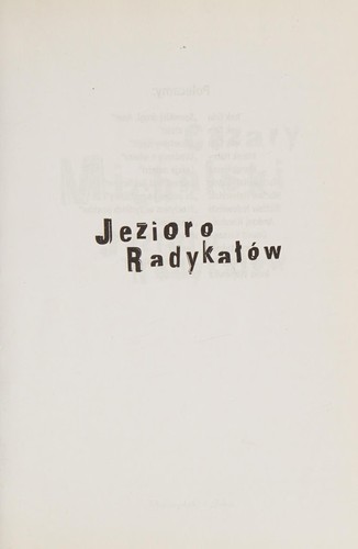 Jezioro Radykałów