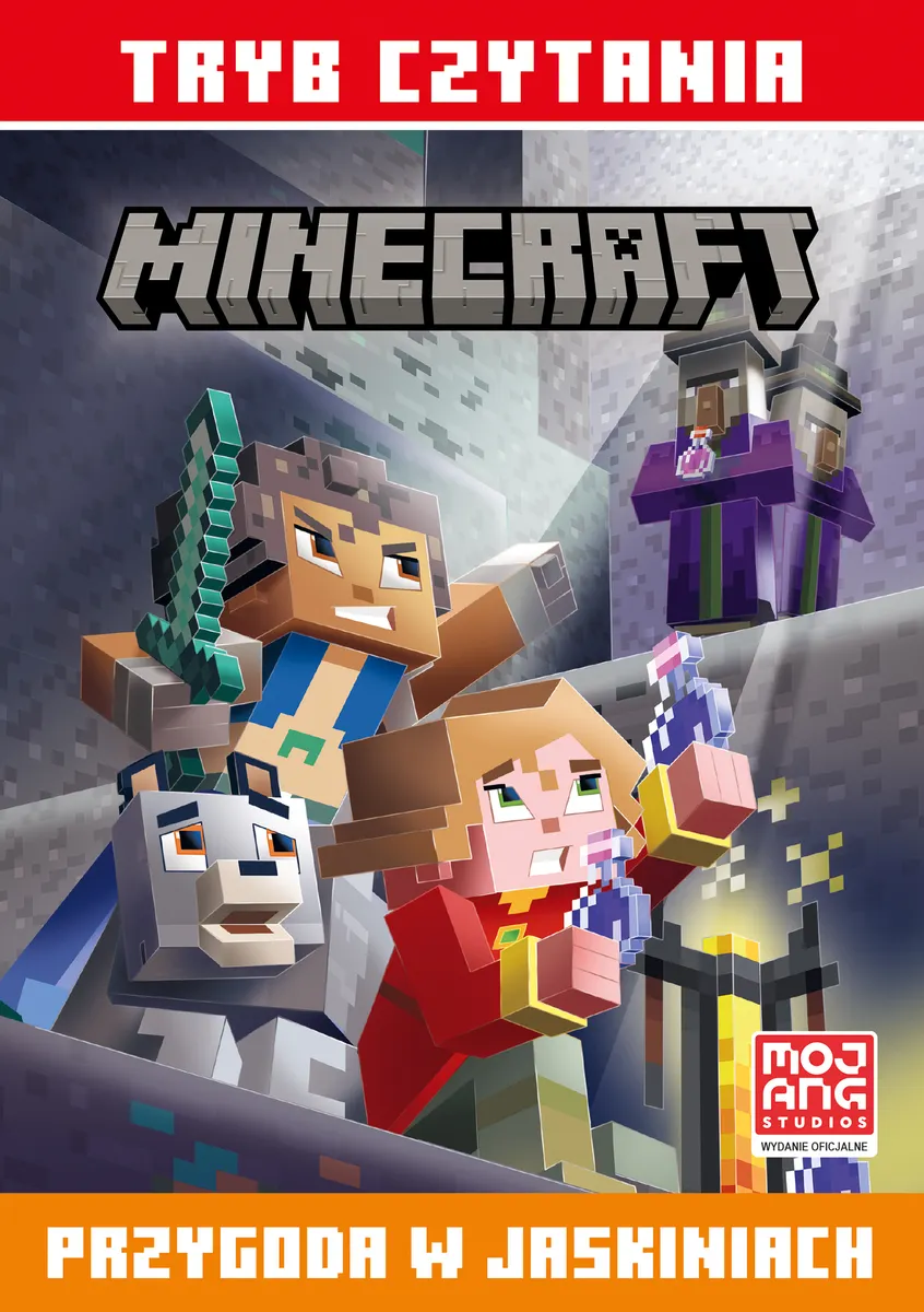 Przygoda w jaskiniach. Minecraft. Tryb czytania