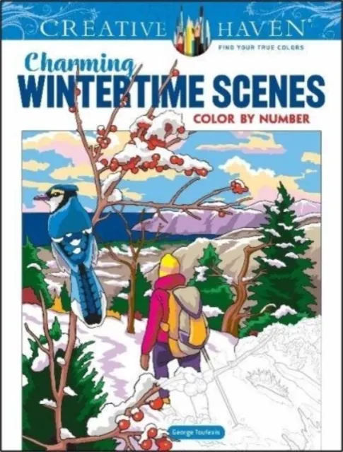 Charming Wintertime Scenes Color by Number