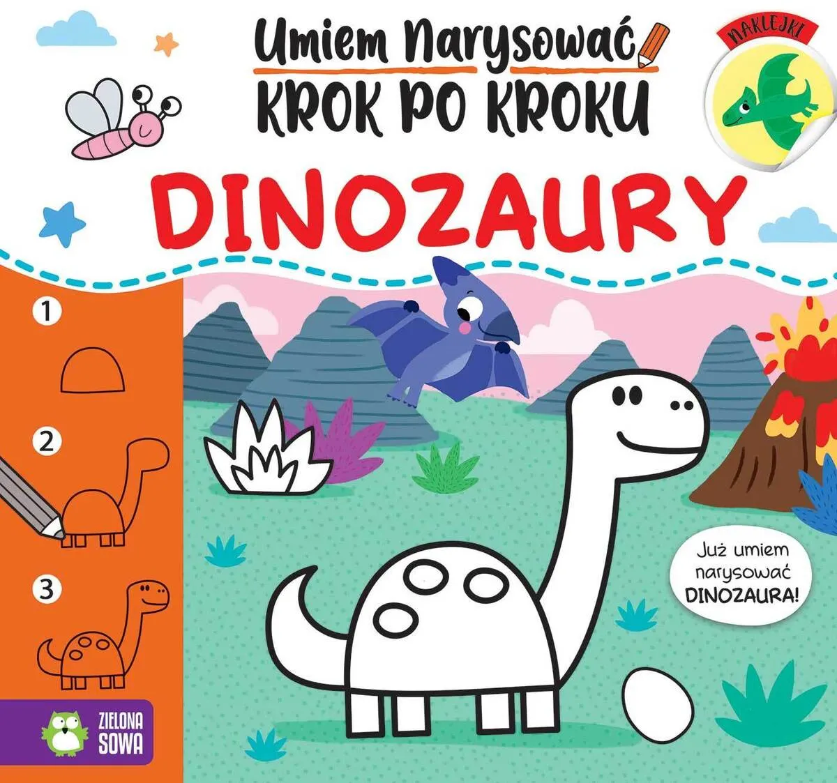 Umiem narysować krok po kroku. Dinozaury