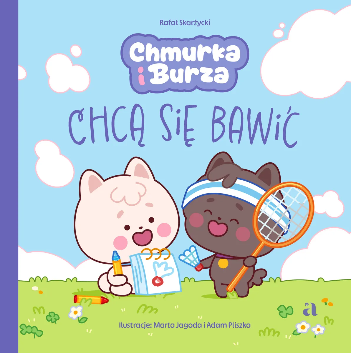 Chmurka i Burza chcą się bawić