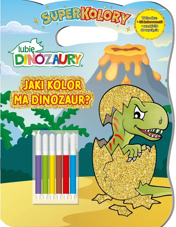 Jaki kolor ma dinozaur? Lubię Dinozaury