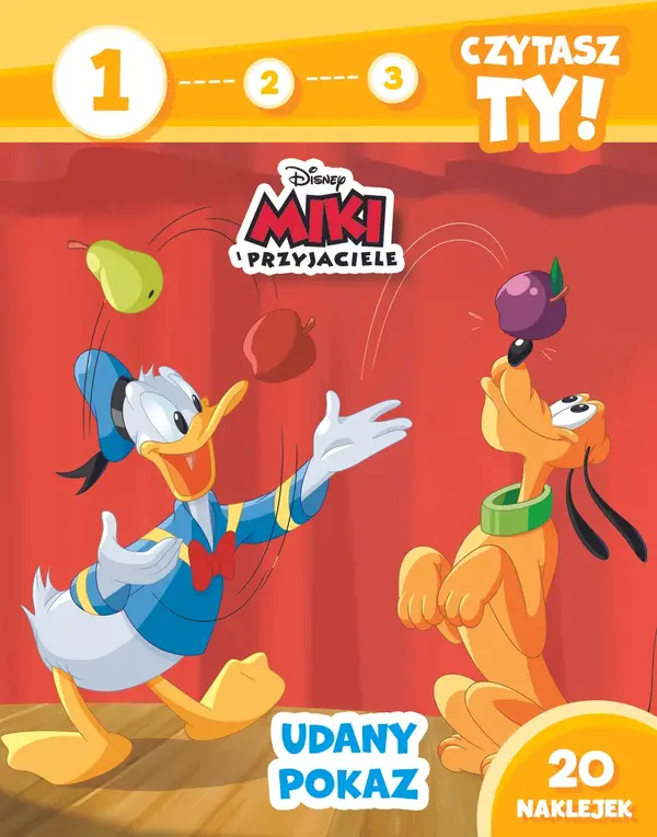 1, 2, 3, czytasz ty! Poziom 1. Udany pokaz. Disney Miki i Przyjaciele